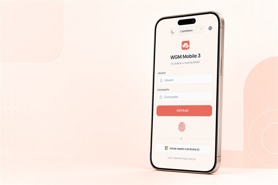 WGM Mobile 3 en un teléfono móvil